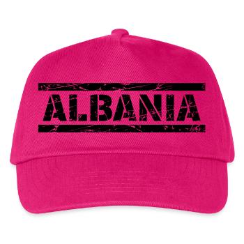 Albania - Kids’ Baseball Cap - fuchsia - Front