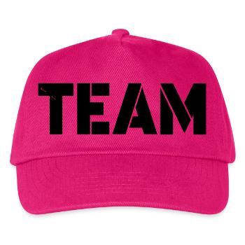 Team - Kids’ Baseball Cap - fuchsia - Front