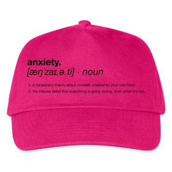 Definition of anxiety - Kids’ Baseball Cap - fuchsia - Front