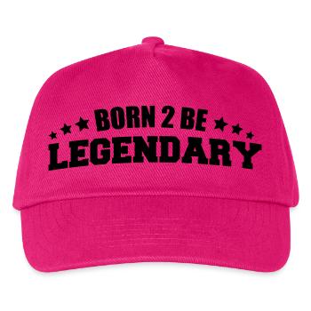Born to be Legendary - Kids’ Baseball Cap - fuchsia - Front