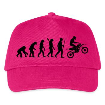 EVOLUTION DE LA MOTO - Casquette de baseball Enfant - fuchsia - Devant