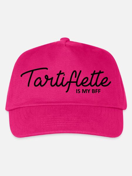 Tartiflette ist mein bff - Kinder Basecap - Fuchsia