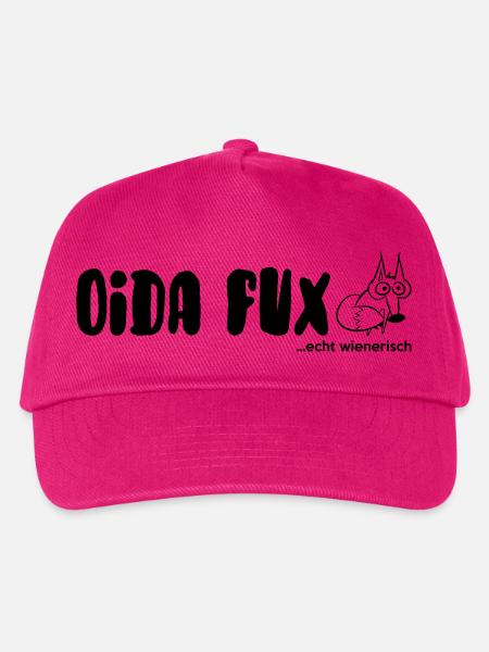 oida fux... echt wienerisch - Kinder Basecap - Fuchsia