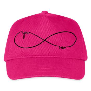 you and me forever - Kinder Basecap - Fuchsia - Vorne
