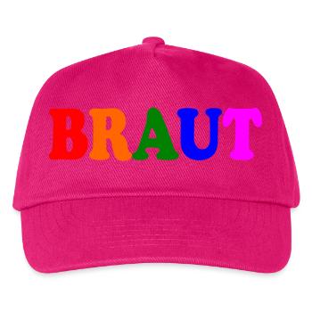 Braut - Kinder Basecap - Fuchsia - Vorne