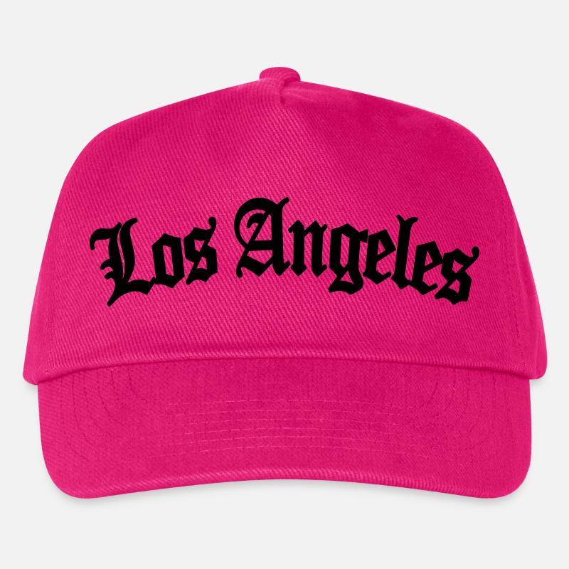 los angeles - Kinder Basecap - Fuchsia