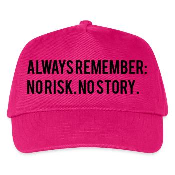 Motivational saying - Kids’ Baseball Cap - fuchsia - Front