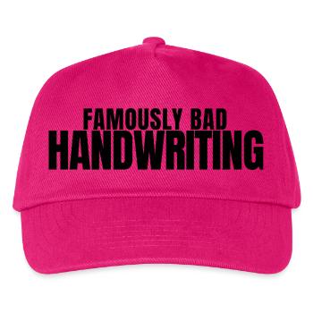Arzt - Famously Bad Handwriting - Medizin - Kinder Basecap - Fuchsia - Vorne