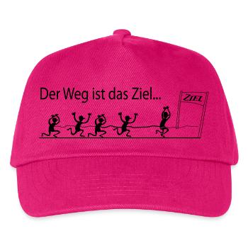 DAS ZIEL - MARATHON - Kinder Basecap - Fuchsia - Vorne