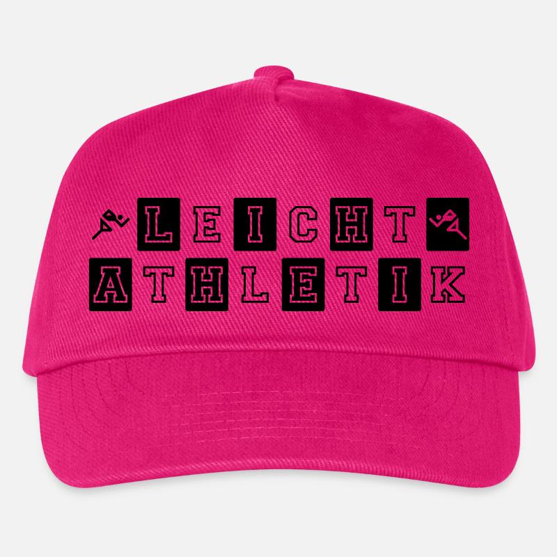 Leichtathletik Kacheln - Kinder Basecap - Fuchsia