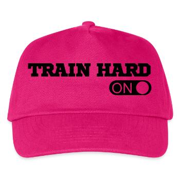 Workout - Kinder Basecap - Fuchsia - Vorne