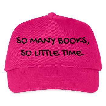Zitat / Liebe / Leben / Glück / Philosophie - Kinder Basecap - Fuchsia - Vorne