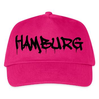 hamburg - Kinder Basecap - Fuchsia - Vorne