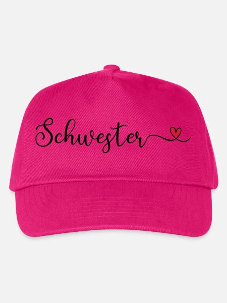Schwesterherz - Kinder Basecap - Fuchsia