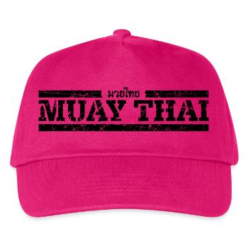 Muay Thai - Kids’ Baseball Cap - fuchsia - Front