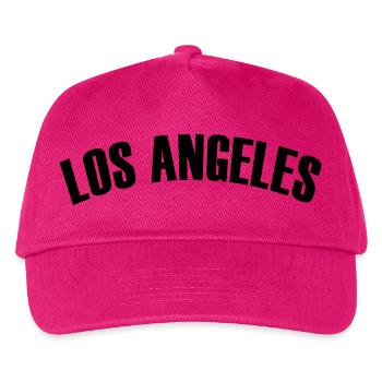 los angeles shirt - Kinder Basecap - Fuchsia - Vorne
