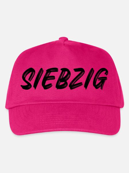 70 - Siebzig - 70. Geburtstag - Kinder Basecap - Fuchsia