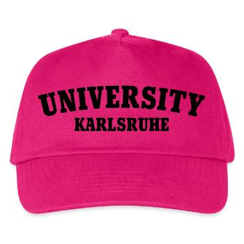 Universität Karlsruhe - Kinder Basecap - Fuchsia - Vorne