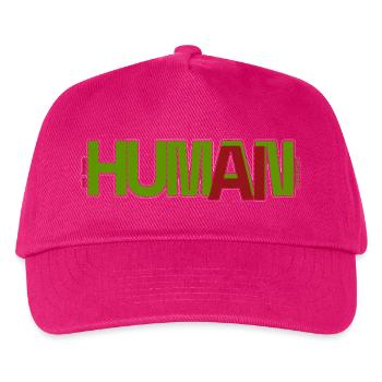 Mensch - Kinder Basecap - Fuchsia - Vorne
