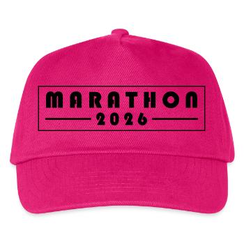 Marathon 2026 - Kinder Basecap - Fuchsia - Vorne