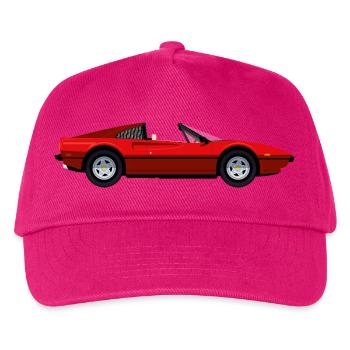 RED SPORTS CAR - Kids’ Baseball Cap - fuchsia - Front