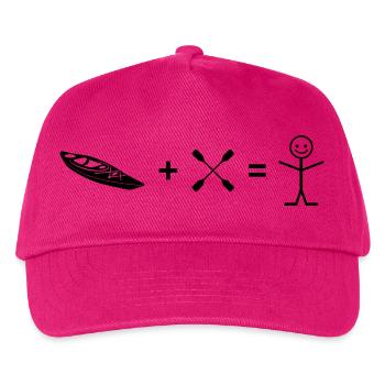 Funny Kayaking Kayaker Kayaking Lover - Kids’ Baseball Cap - fuchsia - Front