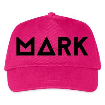 Vorname Mark - Kinder Basecap - Fuchsia - Vorne
