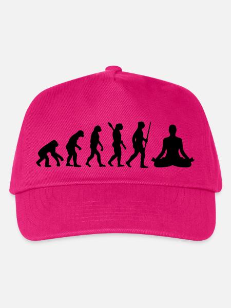 MEDITATION EVOLUTION! - Kinder Basecap - Fuchsia