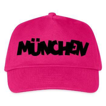 München - Kinder Basecap - Fuchsia - Vorne