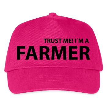 farmer - Kinder Basecap - Fuchsia - Vorne