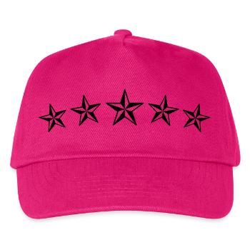 tattoo stars - Kids’ Baseball Cap - fuchsia - Front