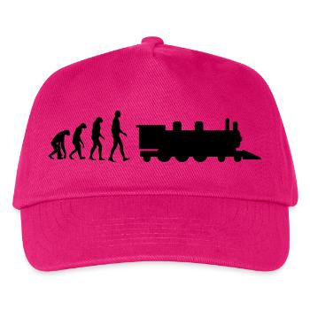 Eisenbahner / Eisenbahnen / Eisenbahn / Bahn - Kinder Basecap - Fuchsia - Vorne