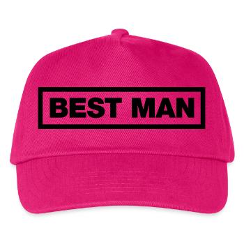 Best Man - Kinder Basecap - Fuchsia - Vorne