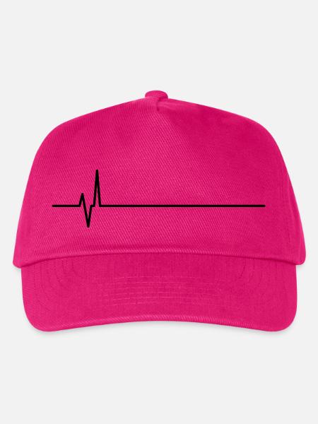flatline - Kinder Basecap - Fuchsia