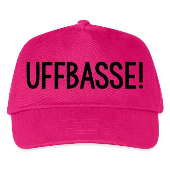 UFFBASSE Dialekt badisch - Kinder Basecap - Fuchsia - Vorne