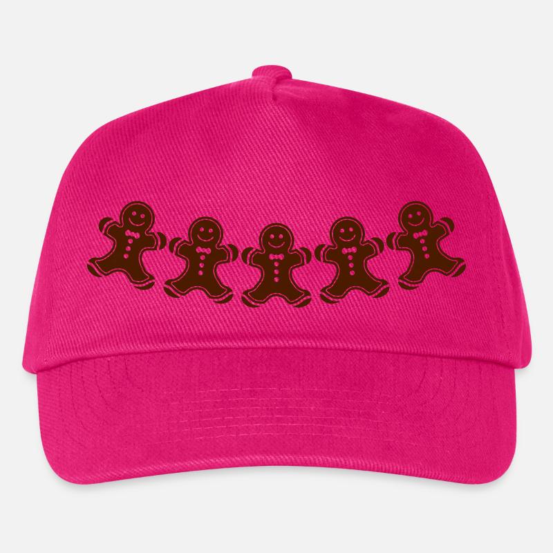 lebkuchenmann kekse - Kinder Basecap - Fuchsia