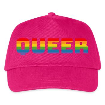 Rainbow queer LGBT CSD Shirt lgbtqi queer - Kids’ Baseball Cap - fuchsia - Front