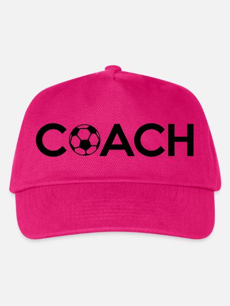 Soccer Coach - Kinder Basecap - Fuchsia