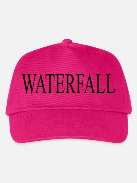 Waterfall Wasserfall - Kinder Basecap - Fuchsia