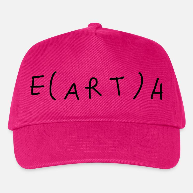 Erde ohne Kunst ist nur "eh" - Kinder Basecap - Fuchsia