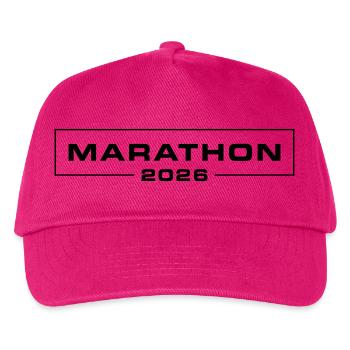 Marathon 2026 - Kinder Basecap - Fuchsia - Vorne