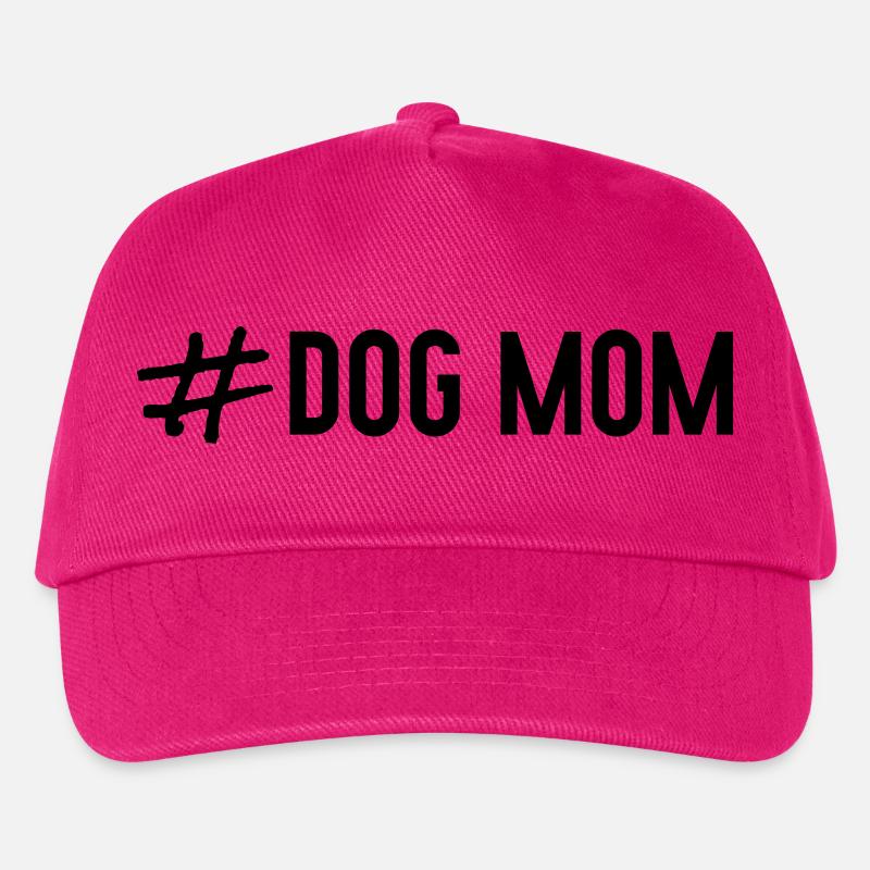 # Dog Mom - Kinder Basecap - Fuchsia