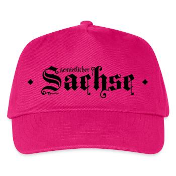 gemietlicher Sachse - Kinder Basecap - Fuchsia - Vorne