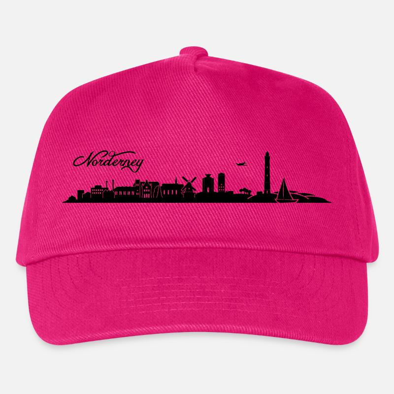 Norderneyer Skyline - Kinder Basecap - Fuchsia
