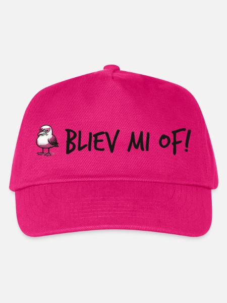 Genervte Möwe – Bliev mi of! - Kinder Basecap - Fuchsia