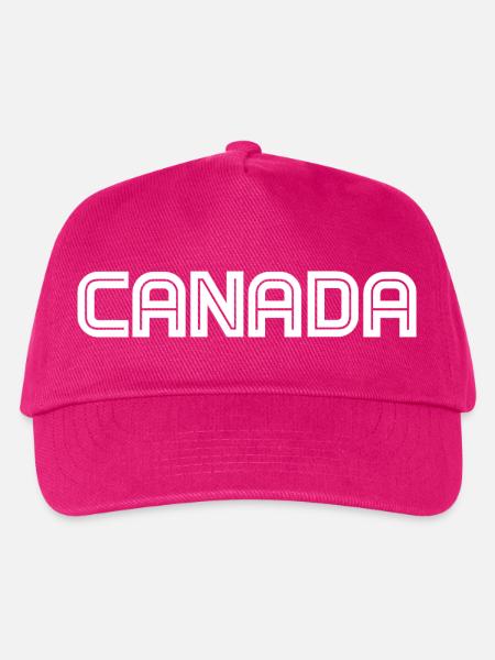 Canada - Vancouver - Toronto - Montreal - Kanada - Kinder Basecap - Fuchsia