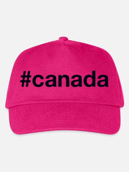 CANADA Hashtag - Kinder Basecap - Fuchsia