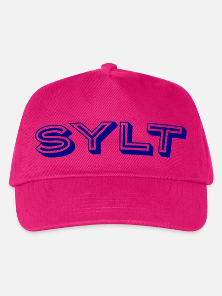 Sylt - Nordsee Insel - Deutschland Küste - Moin - Kinder Basecap - Fuchsia