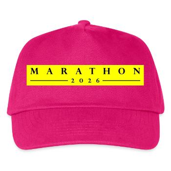 Marathon 2026 - Kinder Basecap - Fuchsia - Vorne