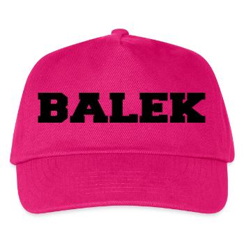 Balek Noir T-Shirt Humor Französischer Slang - Kinder Basecap - Fuchsia - Vorne